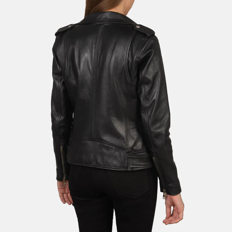 Black genius leather jacket