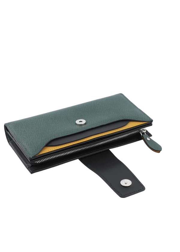 Zee green Real Leather wallet