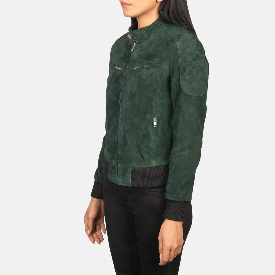 Zee green Real Leather Jacket