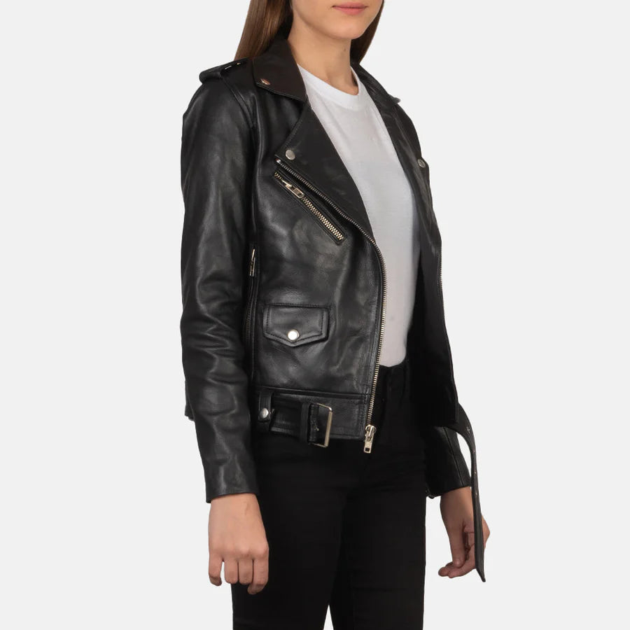 Black genius leather jacket