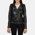 Black genius leather jacket